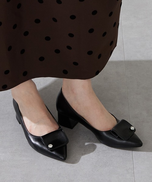 極美品 LES MUES 中敷付き ヒールアップ オペラパンプス 定価2.4万 極美品 LES MUES 中敷付き ヒールアップ オペラパンプス 定価2.4万 LES