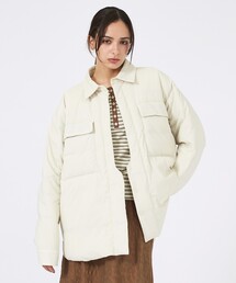 【KWD/ケーダブルディー】ライトダウンシャツジャケット/ LIGHT DOWN SHIRTS JACKET/アウター/ダウン