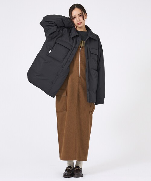 KWD(ケーダブルディー)の「【KWD/ケーダブルディー】ライトダウンシャツジャケット/ LIGHT DOWN SHIRTS JACKET/アウター/ダウン(ダウンジャケット/コート・レディース・ラベンダー/レモンイエロー/ブラック/アイボリー・フリー)」の9枚目の写真