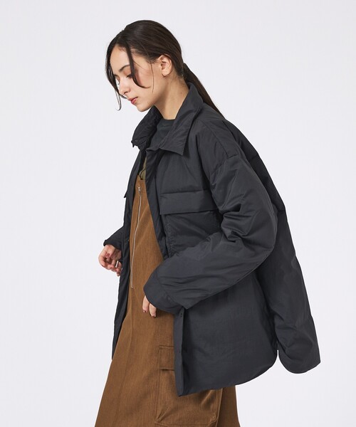 KWD(ケーダブルディー)の「【KWD/ケーダブルディー】ライトダウンシャツジャケット/ LIGHT DOWN SHIRTS JACKET/アウター/ダウン(ダウンジャケット/コート・レディース・ラベンダー/レモンイエロー/ブラック/アイボリー・フリー)」の12枚目の写真