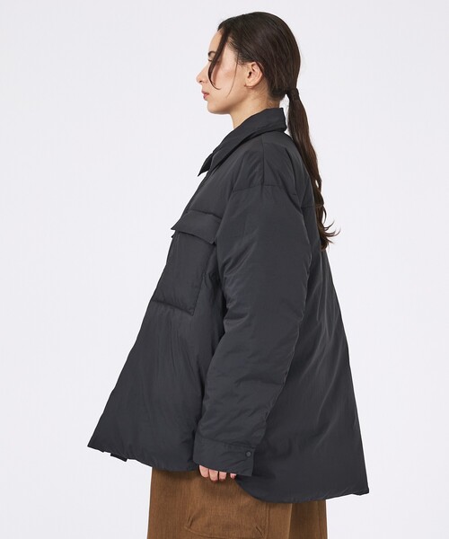 KWD(ケーダブルディー)の「【KWD/ケーダブルディー】ライトダウンシャツジャケット/ LIGHT DOWN SHIRTS JACKET/アウター/ダウン(ダウンジャケット/コート・レディース・ラベンダー/レモンイエロー/ブラック/アイボリー・フリー)」の18枚目の写真