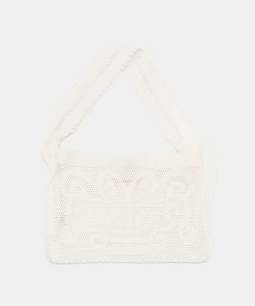 Nananita(ナナニータ)の「nananita/ナナニータ FOUNTAIN CROCHET BAG MP001-00004/00002(クラッチバッグ・レディース・ホワイト/ブラック・FREE)」の2枚目の写真