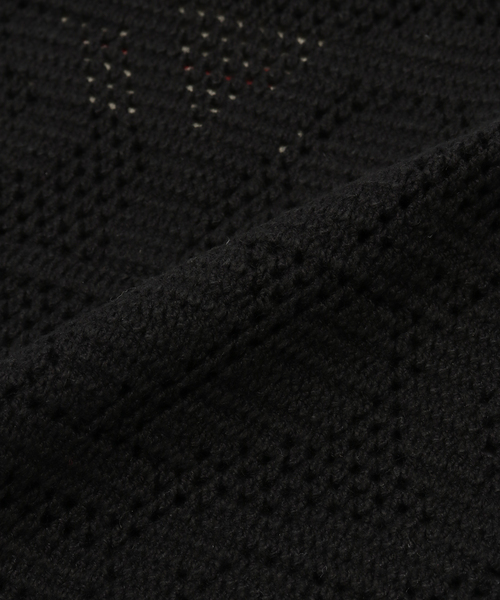 Nananita(ナナニータ)の「nananita/ナナニータ FOUNTAIN CROCHET BAG MP001-00004/00002(クラッチバッグ・レディース・ホワイト/ブラック・FREE)」の9枚目の写真