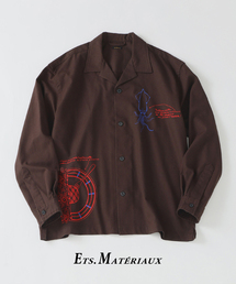 Ets.MATERIAUX(マテリオ)の「C.Bongrand × ETS.MATERIAUX Embroidery シャツ(シャツ/ブラウス)」