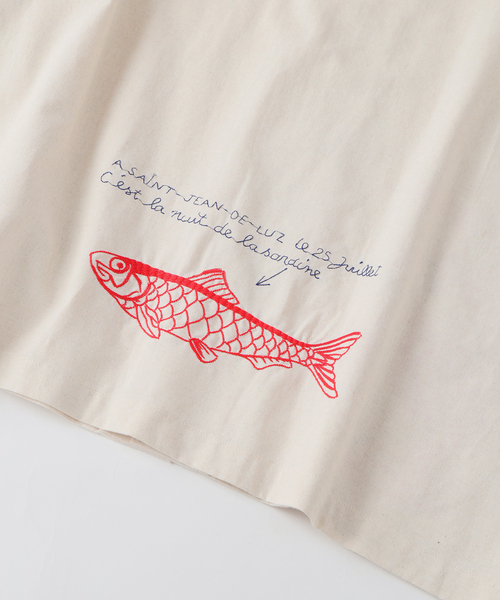 Ets.MATERIAUX(マテリオ)の「C.Bongrand × ETS.MATERIAUX Embroidery シャツ(シャツ/ブラウス・メンズ・ブラウン/アイボリー/オートミール/チョコ・MEDIUM/LARGE)」の22枚目の写真