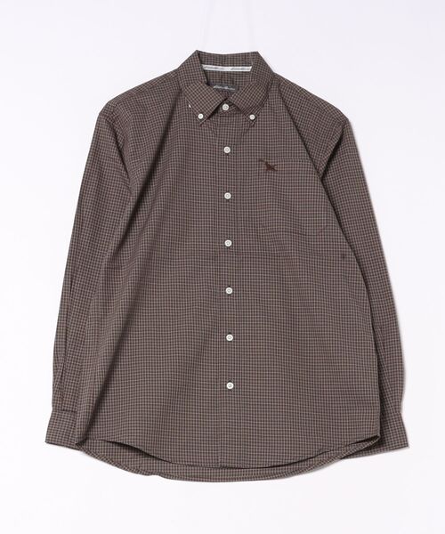 Eddie Bauer(エディーバウアー)の「コットン チェックシャツ(シャツ/ブラウス・メンズ・アイボリー/ブラウン/レッド/ブルー/サックスブルー/グレー・XXL/L/M/XL/S)」の3枚目の写真
