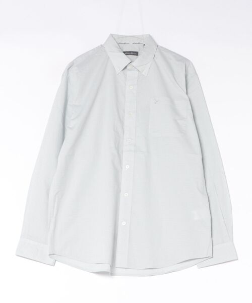 Eddie Bauer(エディーバウアー)の「コットン チェックシャツ(シャツ/ブラウス・メンズ・アイボリー/ブラウン/レッド/ブルー/サックスブルー/グレー・XXL/L/M/XL/S)」の1枚目の写真