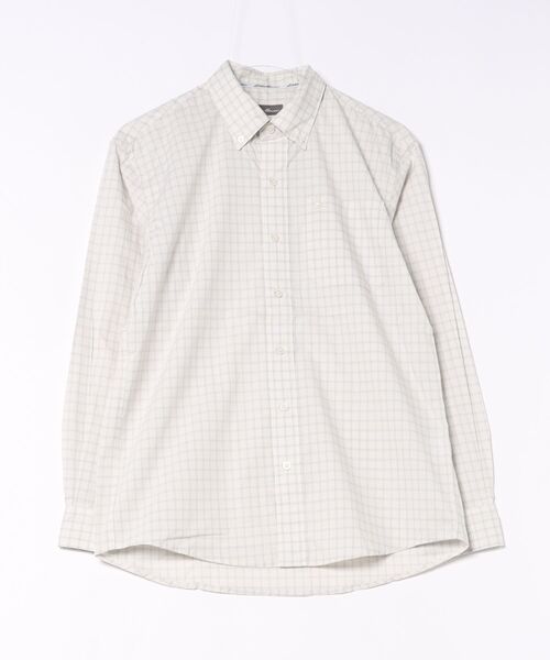 Eddie Bauer(エディーバウアー)の「コットン チェックシャツ(シャツ/ブラウス・メンズ・アイボリー/ブラウン/レッド/ブルー/サックスブルー/グレー・XXL/L/M/XL/S)」の2枚目の写真