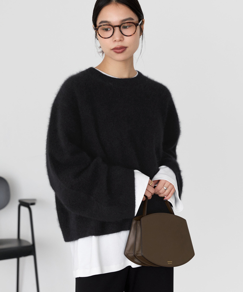 plage(プラージュ)の「《WEB限定追加》Fur Essential ニット(ニット/セーター・レディース・ブラック・FREE)」の13枚目の写真