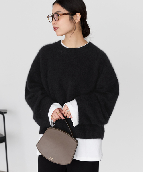 plage(プラージュ)の「《WEB限定追加》Fur Essential ニット(ニット/セーター・レディース・ブラック・FREE)」の14枚目の写真
