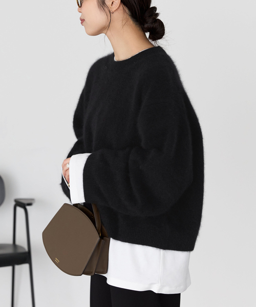 plage(プラージュ)の「《WEB限定追加》Fur Essential ニット(ニット/セーター・レディース・ブラック・FREE)」の15枚目の写真