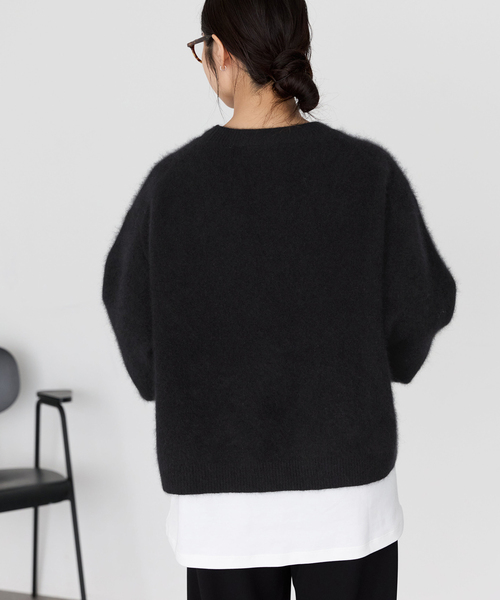 plage(プラージュ)の「《WEB限定追加》Fur Essential ニット(ニット/セーター・レディース・ブラック・FREE)」の16枚目の写真