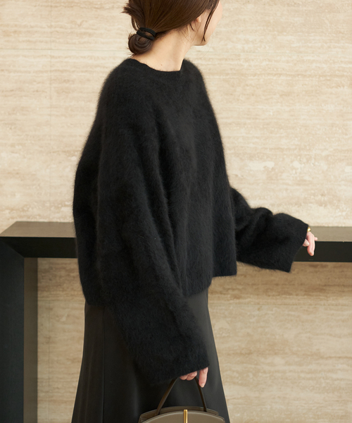plage(プラージュ)の「《WEB限定追加》Fur Essential ニット(ニット/セーター・レディース・ブラック・FREE)」の20枚目の写真