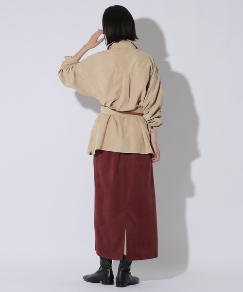 LAKOLE（ラコレ）の「サファリシャツジャケット / 1056145（その他アウター・レディース・ピンク/ブラウン/ベージュ・FREE）」の21枚目の写真