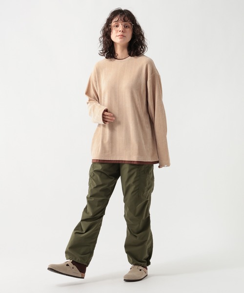 GEORGE'S(ジョージズ)の「ニットトソーレイヤード(Tシャツ/カットソー・メンズ・ベージュ/グレー・MEDIUM/LARGE)」の15枚目の写真