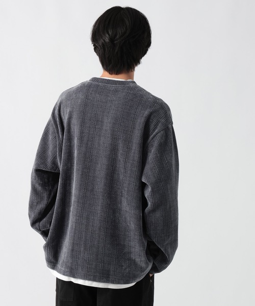 GEORGE'S(ジョージズ)の「ニットトソーレイヤード(Tシャツ/カットソー・メンズ・ベージュ/グレー・MEDIUM/LARGE)」の12枚目の写真