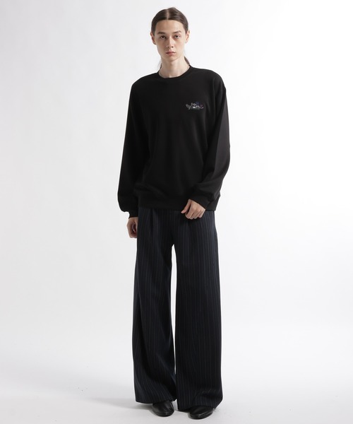 HARE(ハレ)の「フラワーロゴシシュウカット/LS(HARE)(Tシャツ/カットソー・メンズ・ブラック/レッド/ホワイト・FREE)」の22枚目の写真