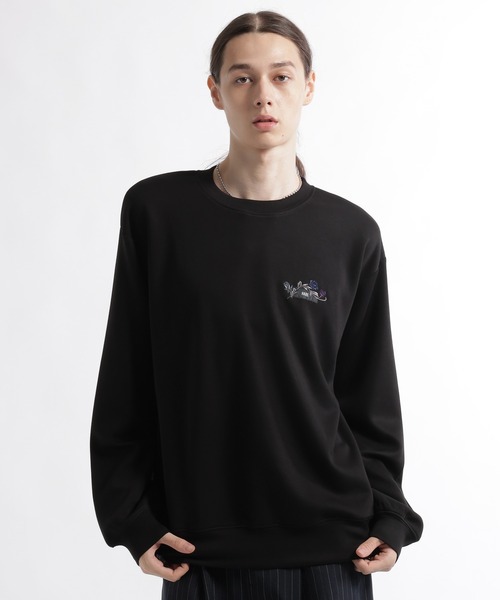 HARE(ハレ)の「フラワーロゴシシュウカット/LS(HARE)(Tシャツ/カットソー・メンズ・ブラック/レッド/ホワイト・FREE)」の17枚目の写真