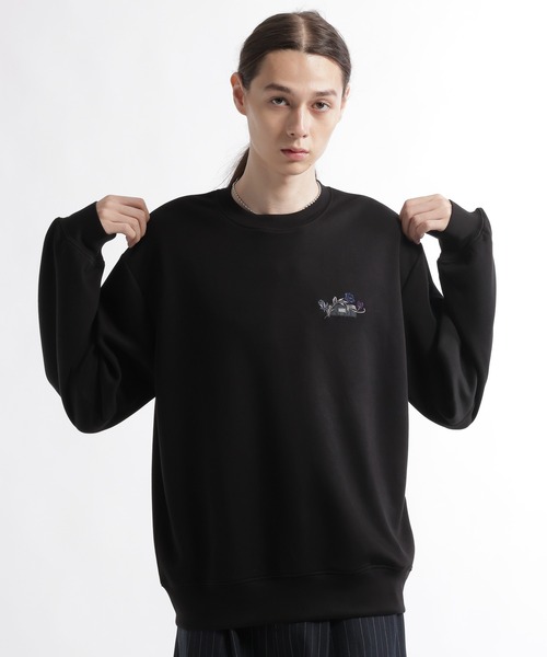 HARE(ハレ)の「フラワーロゴシシュウカット/LS(HARE)(Tシャツ/カットソー・メンズ・ブラック/レッド/ホワイト・FREE)」の18枚目の写真