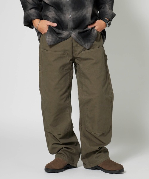 BEN DAVIS(ベンデイビス)の「BEN DAVIS/ベンデイビス DBL KNEE CARPENTER PANTS(チノパンツ・メンズ・オリーブ・32)」の1枚目の写真