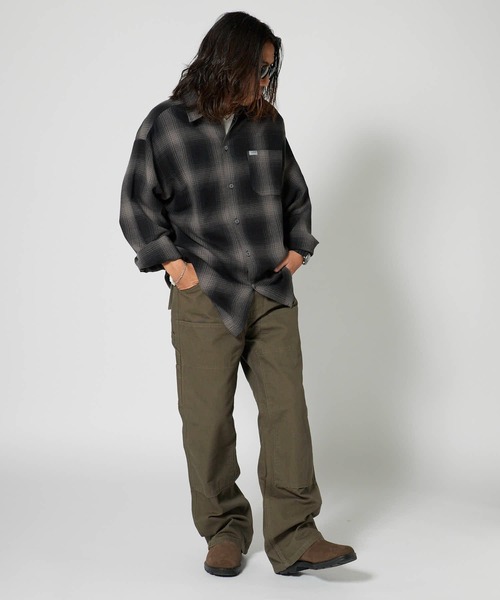 BEN DAVIS(ベンデイビス)の「BEN DAVIS/ベンデイビス DBL KNEE CARPENTER PANTS(チノパンツ・メンズ・オリーブ・32)」の2枚目の写真