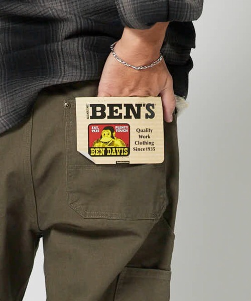 BEN DAVIS(ベンデイビス)の「BEN DAVIS/ベンデイビス DBL KNEE CARPENTER PANTS(チノパンツ・メンズ・オリーブ・32)」の7枚目の写真