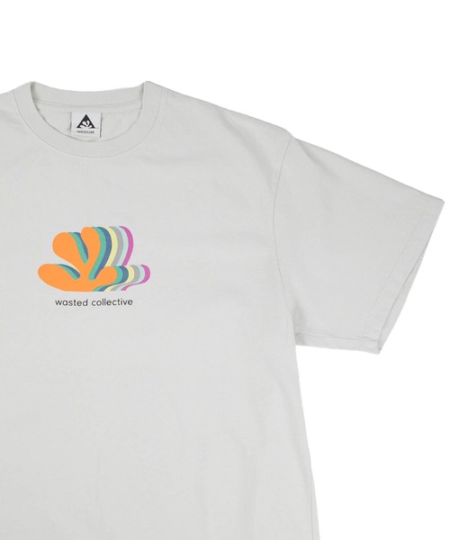 INNOCENT(イノセント)の「【Wasted Collective/ウェイステッド コレクティブ】Icon Rainbow Tee WCSS-ICNRNBW(Tシャツ/カットソー・メンズ・グレー/ブラック/ホワイト・MEDIUM/LARGE/X-LARGE)」の6枚目の写真