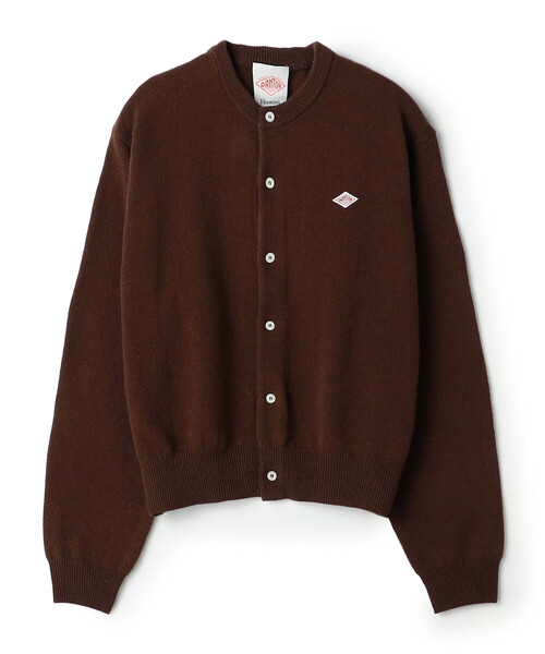 DANTON(ダントン)の「Women's Lambswool Crew Neck Knit Cardigan(ニット/セーター・レディース・ブラウン系その他2/ピンク/オートミール/ライトブルー/イエロー/レッド/ブラック/ブラウン/オフホワイト/ライトグレー/ダークグレー・34/36)」の6枚目の写真