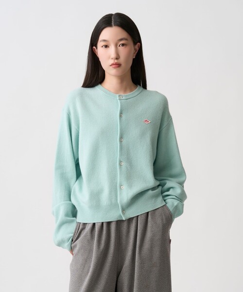 DANTON(ダントン)の「Women's Lambswool Crew Neck Knit Cardigan(ニット/セーター・レディース・ブラウン系その他2/ピンク/オートミール/ライトブルー/イエロー/レッド/ブラック/ブラウン/オフホワイト/ライトグレー/ダークグレー・34/36)」の20枚目の写真