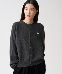 Women's Lambswool Crew Neck Knit Cardigan