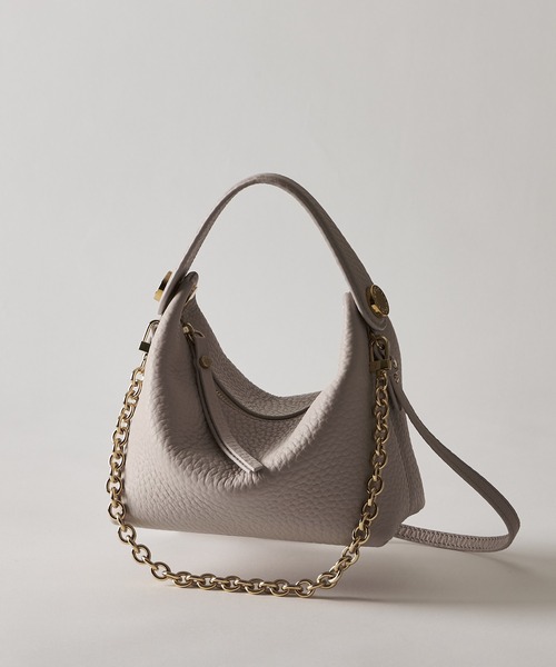 IACUCCI(イアクッチ)の「【coming soon】ウニート XS ALCE(ハンドバッグ・レディース・ブラック/ピンクベージュ・FREE)」の1枚目の写真