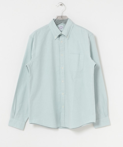 BROOKS BROTHERS（ブルックスブラザーズ）の「BROOKS BROTHERS　SPT FDY OX SOLID（シャツ/ブラウス・メンズ・ブルー/ホワイト/グリーン系その他・MEDIUM/LARGE/X-LARGE）」の2枚目の写真