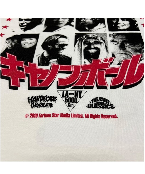 ハードコアチョコレート(ハードコアチョコレート)の「キャノンボール(東海岸ホワイト)(Tシャツ/カットソー・メンズ・ホワイト・X-LARGE/XX-LARGE/LARGE)」の4枚目の写真