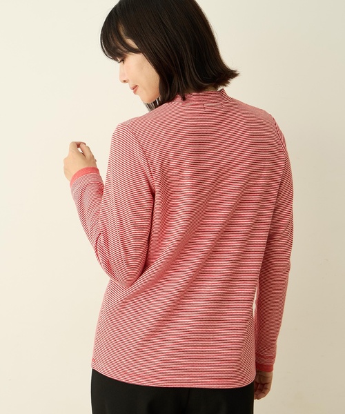DECOY SINCE 1981(デコイシンスイチキュウハチイチ)の「ヘンリーネックボーダープルオーバー(Tシャツ/カットソー・レディース・レッド/グレー・LL/M/L)」の21枚目の写真