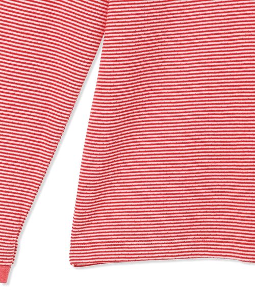 DECOY SINCE 1981(デコイシンスイチキュウハチイチ)の「ヘンリーネックボーダープルオーバー(Tシャツ/カットソー・レディース・レッド/グレー・LL/M/L)」の11枚目の写真
