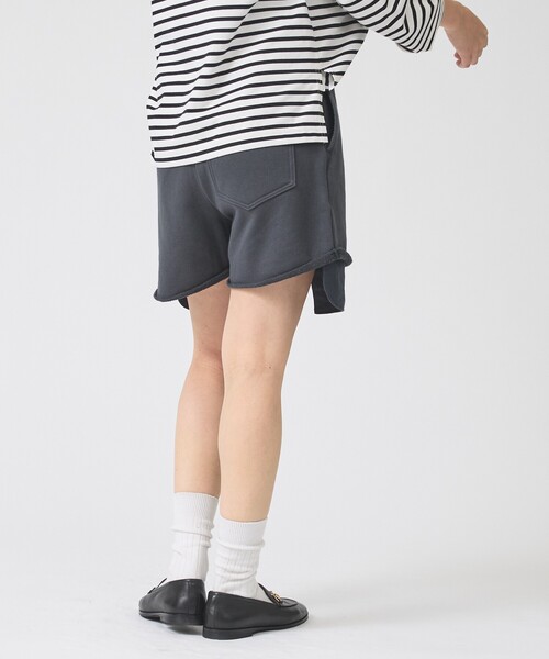 Rouge vif(ルージュヴィフ)の「【IRONING/アイロニング】ロゴスウェットショートパンツ/スエット logo sweat short pt(スウェットパンツ・レディース・チャコールグレー/グレー・フリー)」の9枚目の写真