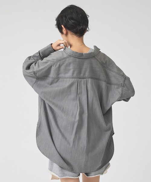 Rouge vif(ルージュヴィフ)の「【IRONING/アイロニング】ロゴスウェットショートパンツ/スエット logo sweat short pt(スウェットパンツ・レディース・チャコールグレー/グレー・フリー)」の18枚目の写真
