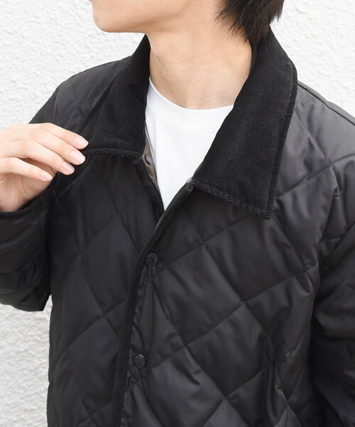 TAION(タイオン)の「【SHIPS any別注】TAION:〈手洗い可能〉ダイヤキルト ダウン フード ハーフコート 26AW◆(ダウンジャケット/コート・メンズ・チャコールグレー/ブラック・X-LARGE/LARGE/MEDIUM/SMALL)」の20枚目の写真