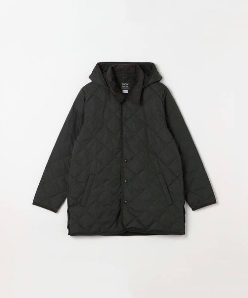 TAION(タイオン)の「【SHIPS any別注】TAION:〈手洗い可能〉ダイヤキルト ダウン フード ハーフコート 26AW◆(ダウンジャケット/コート・メンズ・チャコールグレー/ブラック・X-LARGE/LARGE/MEDIUM/SMALL)」の22枚目の写真