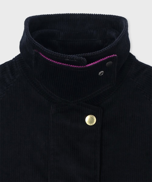 Paul Smith(ポールスミス)の「ウィメンズ "Paul Smith loves Barbour" Beaufort コーデュロイコート / 265901 LCA0433(その他アウター・レディース・ネイビー・10)」の7枚目の写真