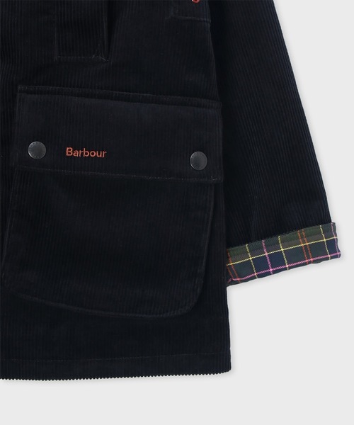 Paul Smith(ポールスミス)の「ウィメンズ "Paul Smith loves Barbour" Beaufort コーデュロイコート / 265901 LCA0433(その他アウター・レディース・ネイビー・10)」の8枚目の写真