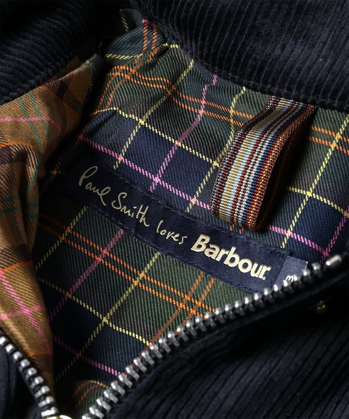 Paul Smith(ポールスミス)の「ウィメンズ "Paul Smith loves Barbour" Beaufort コーデュロイコート / 265901 LCA0433(その他アウター・レディース・ネイビー・10)」の11枚目の写真