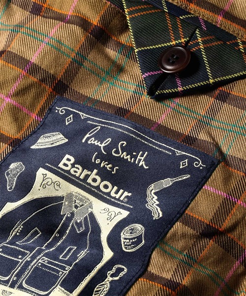 Paul Smith(ポールスミス)の「ウィメンズ "Paul Smith loves Barbour" Beaufort コーデュロイコート / 265901 LCA0433(その他アウター・レディース・ネイビー・10)」の17枚目の写真