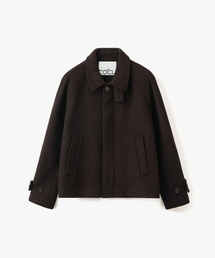 ウールバルマカンショートコート ブラウン COOSCT026BROWN