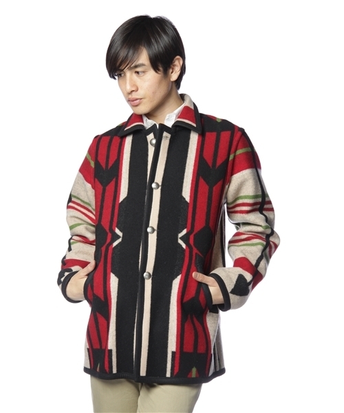 ☆NATIVE JACKET×BEAMS PLUS/ネイティブジャケット×ビームスプラス コンチョ リバーシブルジャケット/Ｓ /100 BEAMS PLUS（ビームスプラス）の「NATIVE JACKET×BEAMS PLUS ⁄ 別注