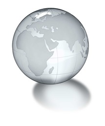 GLOBAL FORME CONCRETE（グローバルフォルムコンクリート）の「オプティカルグロ－ブ ペ－パ－ウェイト（インテリア雑貨）」