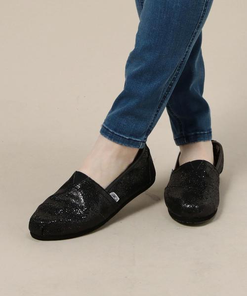 TOMS（トムス）の「＜TOMS＞ CLASSIC GLITTER スリッポン