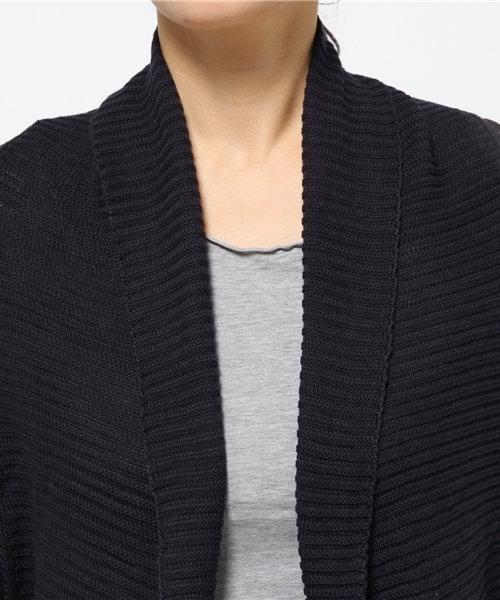 hvc femme（エイチヴィシーファム）の「hvc femme / 7G透かしボレロ			（カーディガン/ボレロ・レディース・グレー/ホワイト/ベージュ/ネイビー・F）」の8枚目の写真