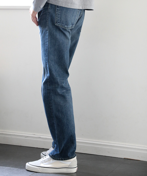Denime（ドゥニーム）の「【MadeInJapan】Regular Fit S Used Wash Model/レギュラーストレートユーズド加工【FirstDenime】（デニムパンツ・メンズ・ライトインディゴブルー・32/33/34/29/31/30/28/36/38）」の16枚目の写真