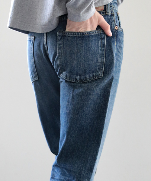 Denime（ドゥニーム）の「【MadeInJapan】Regular Fit S Used Wash Model/レギュラーストレートユーズド加工【FirstDenime】（デニムパンツ・メンズ・ライトインディゴブルー・32/33/34/29/31/30/28/36/38）」の13枚目の写真